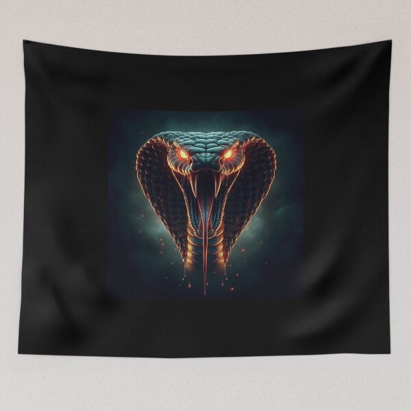 Item preview, The piercing gaze of the ready-to-strike cobra designed and sold by Design Shop.