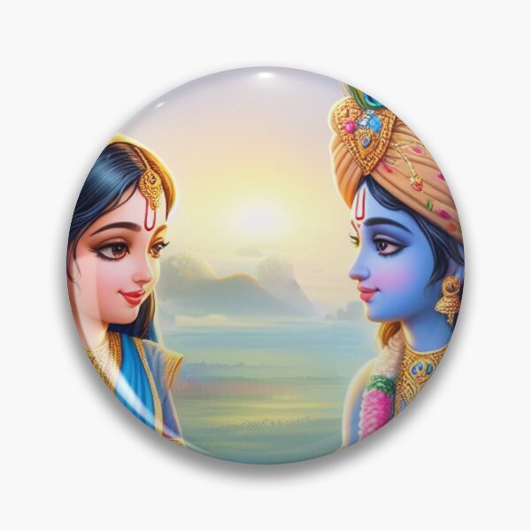 Artikelvorschau, Die schöne Radha Krishna schaut sich an entworfen und verkauft von VrindaArts.
