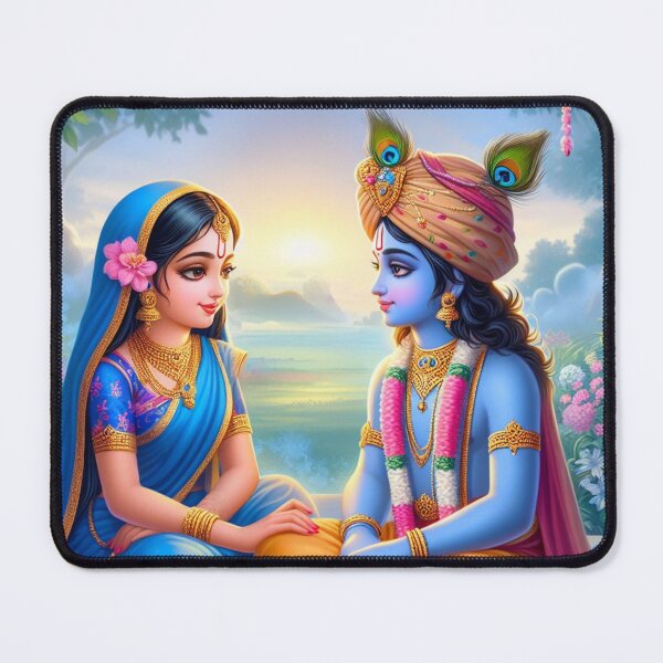 Item preview, Beautiful Radha Krishna looking at each other designed and sold by VrindaArts.