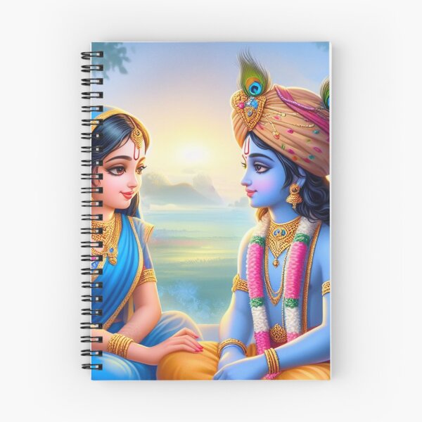 Artikelvorschau, Die schöne Radha Krishna schaut sich an entworfen und verkauft von VrindaArts.