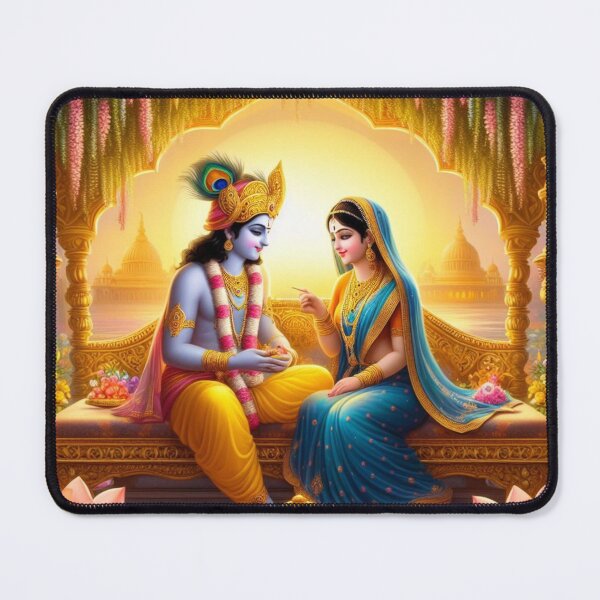Item preview, Beautiful Radha Krishna looking at each other designed and sold by VrindaArts.