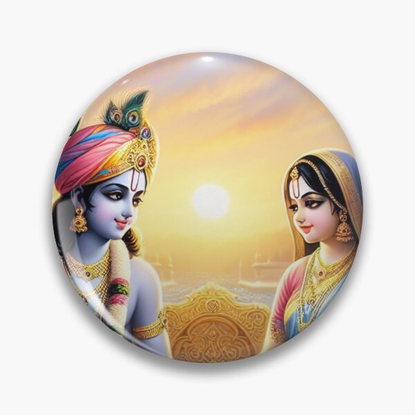 Artikelvorschau, Die schöne Radha Krishna schaut sich an entworfen und verkauft von VrindaArts.