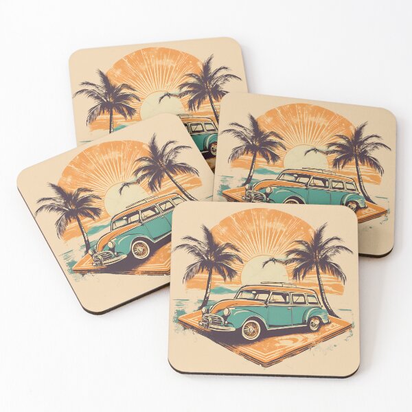 Item preview, Retro Summer Beach Design designed and sold by LarkaArt.