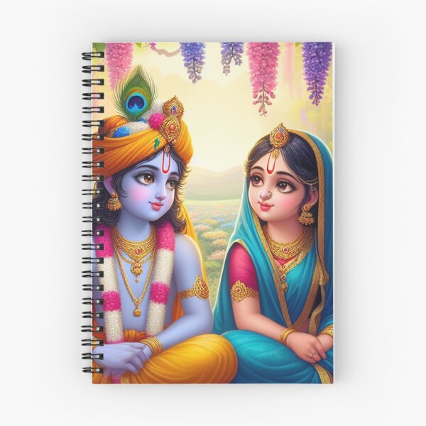 Item preview, Beautiful Radha Krishna looking at each other designed and sold by VrindaArts.