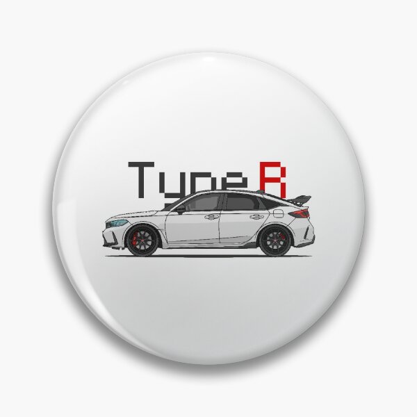 Item preview, FL5 Type R 90's Pixel Art (White) - JDM designed and sold by kacar-draw.