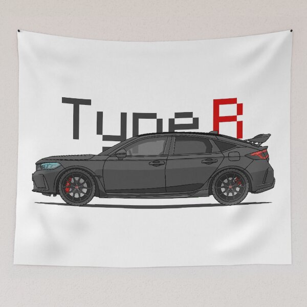 Item preview, FL5 Type R 90's Pixel Art (Black) - JDM designed and sold by kacar-draw.