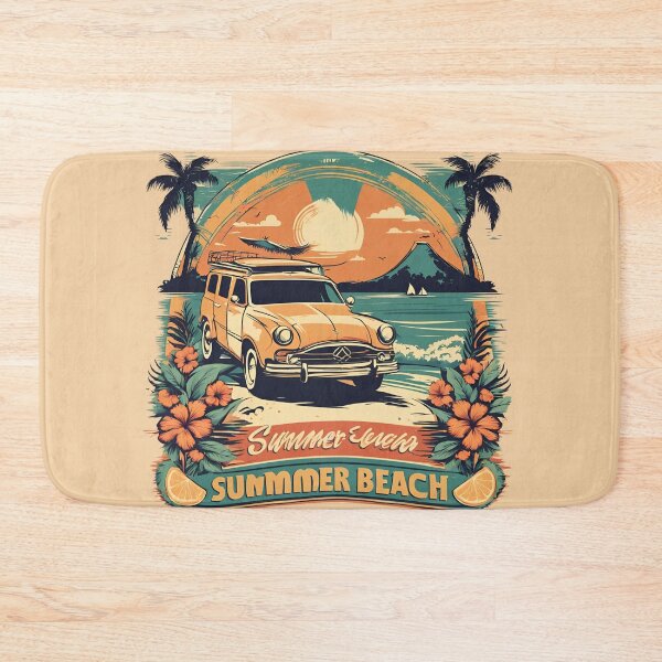 Item preview, Summer Beach Retro Vintage Design designed and sold by LarkaArt.