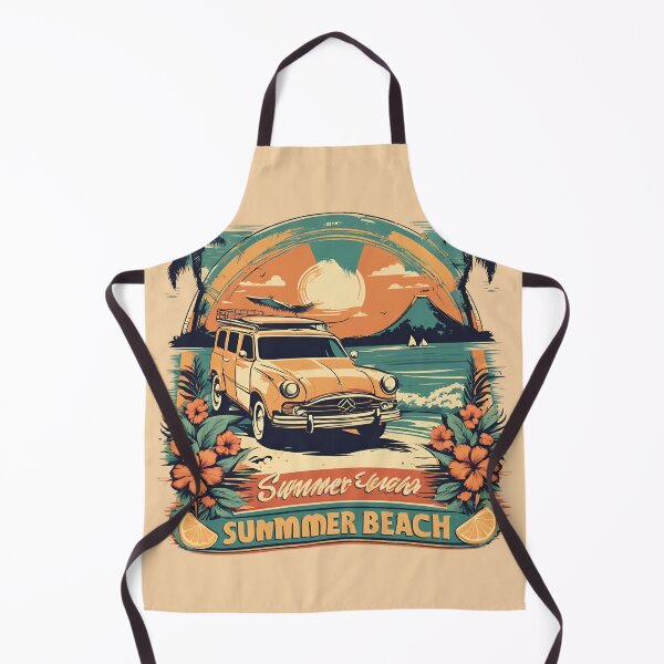 Item preview, Summer Beach Retro Vintage Design designed and sold by LarkaArt.