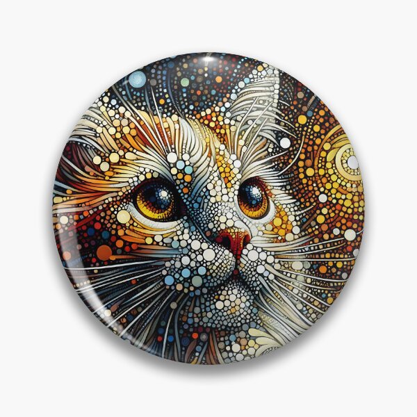 Item preview, Cool cat in dot style designed and sold by bernhagen.
