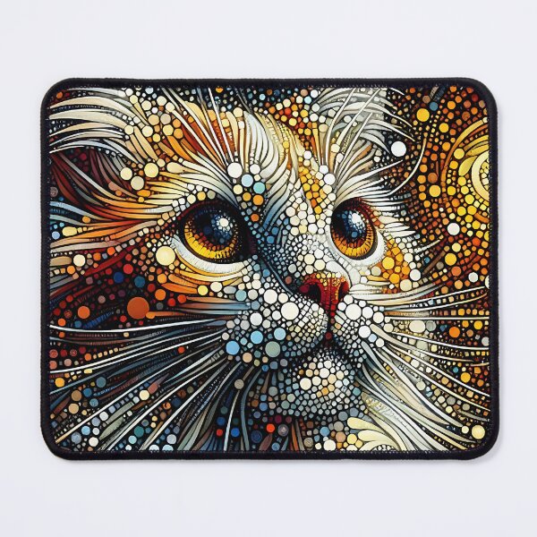 Item preview, Cool cat in dot style designed and sold by bernhagen.
