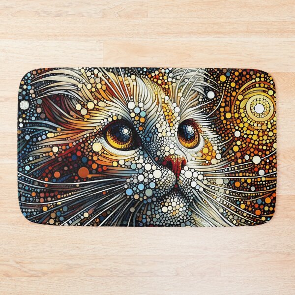 Item preview, Cool cat in dot style designed and sold by bernhagen.