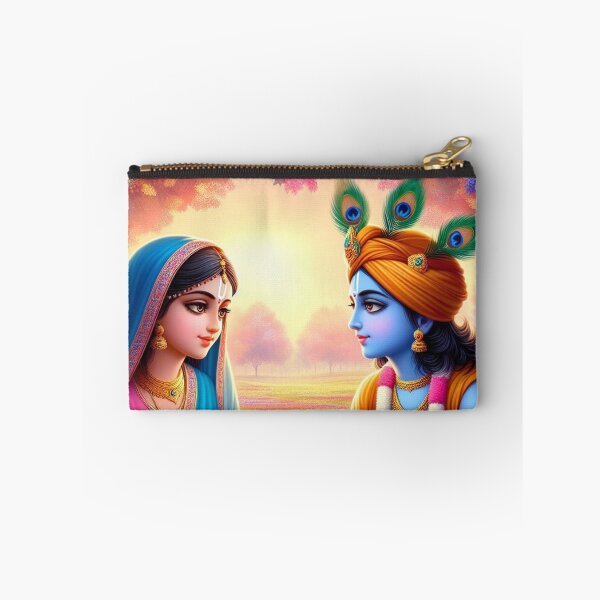 Item preview, Beautiful Radha Krishna looking at each other designed and sold by VrindaArts.