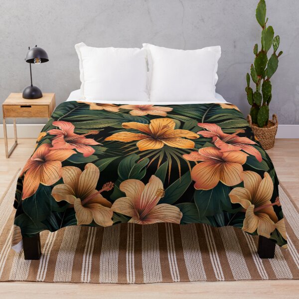 Item preview, Tropical Floral Pattern designed and sold by SpoonToonCnt.