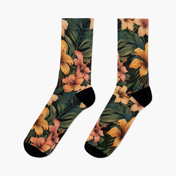 Item preview, Tropical Floral Pattern designed and sold by SpoonToonCnt.