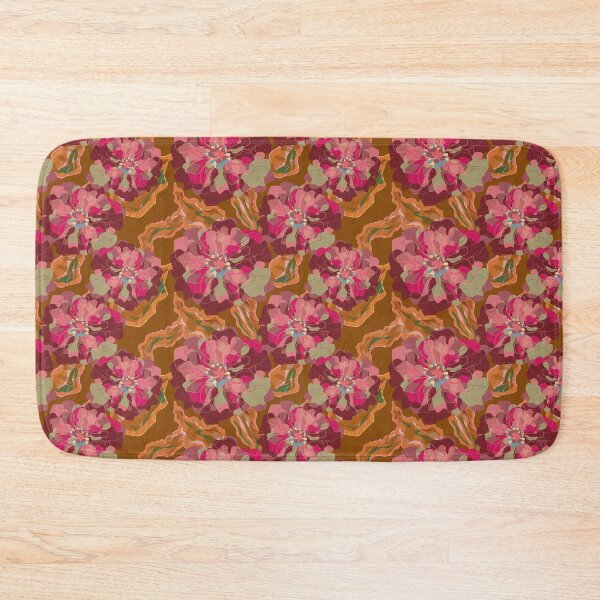Item preview, Stylized peonies flowers  pattern in Japanese Style designed and sold by NayaChu.
