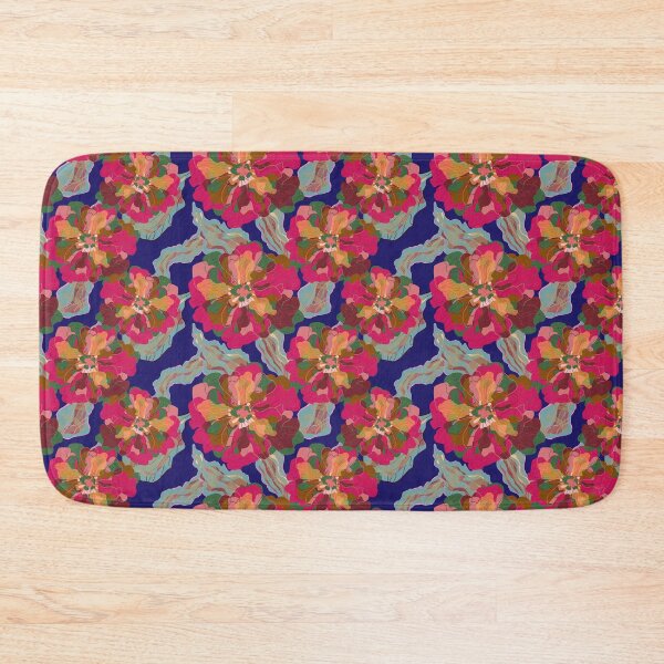 Item preview, Stylized peonies flowers  pattern in Japanese Style designed and sold by NayaChu.