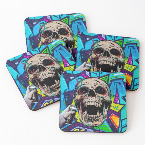 Item preview,  Skull Graffiti: Unleash the Rebellious Edge of Urban Art   designed and sold by StyleFused.