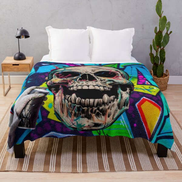 Item preview, Skull Graffiti: Unleash the Rebellious Edge of Urban Art designed and sold by StyleFused.