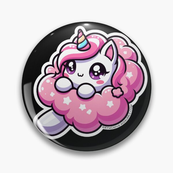 Item preview, Kawaii Cotton Candy Unicorn designed and sold by rikymorphe.