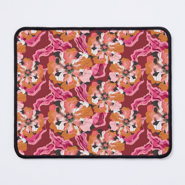 Item preview, Stylized peonies flowers pattern in Japanese Style designed and sold by NayaChu.