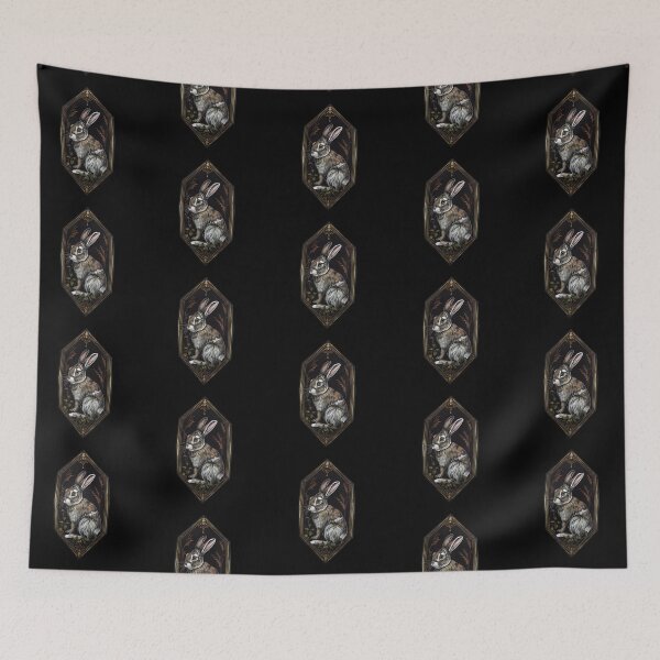 Item preview, Rabbit in crystal gothic dark art designed and sold by Anbe_design.