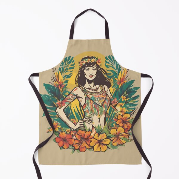 Item preview, Hula dancer Floral theme designed and sold by AKRE R.