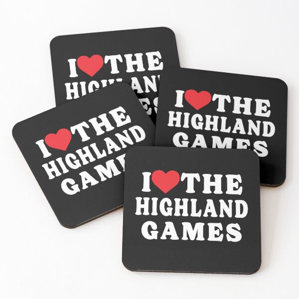 Item preview, I love the Highland Games, for bagpipe, highland dancing and sports enthusiasts designed and sold by TaraGbear.