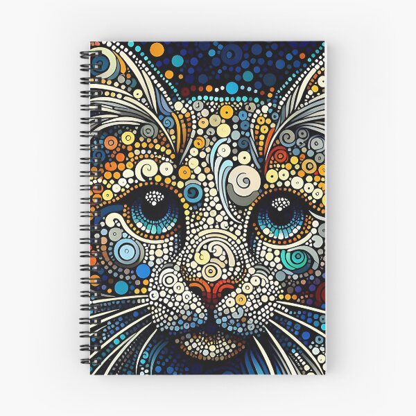 Item preview, Cool cat in dot style designed and sold by bernhagen.