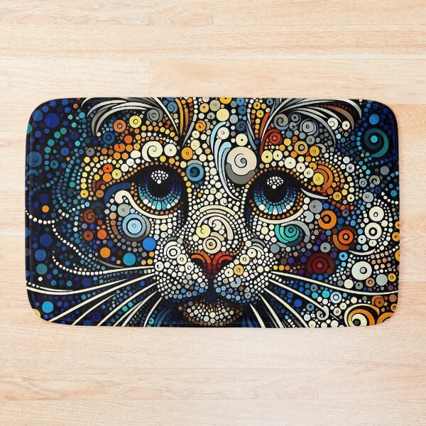 Item preview, Cool cat in dot style designed and sold by bernhagen.