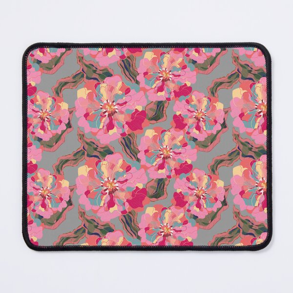 Item preview, Stylized peonies flowers pattern in Japanese Style designed and sold by NayaChu.