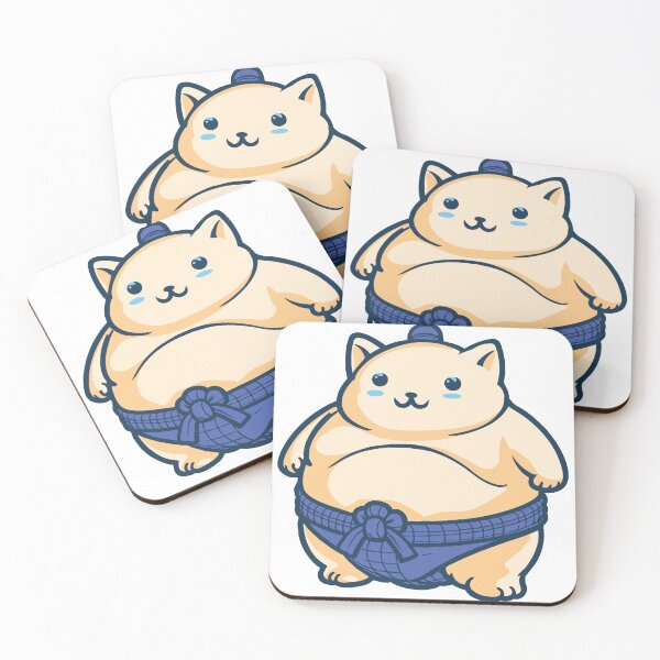 Item preview, Sumo cat anime sticker  designed and sold by Paintbase.