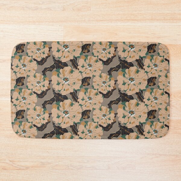 Item preview, Stylized peonies flowers  pattern in Japanese Style designed and sold by NayaChu.