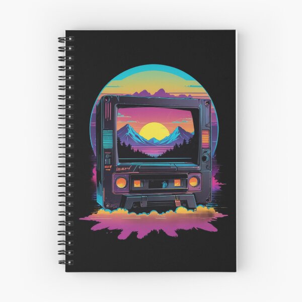 Item preview, Synthwave TV and Sunset designed and sold by cybersalegoods.