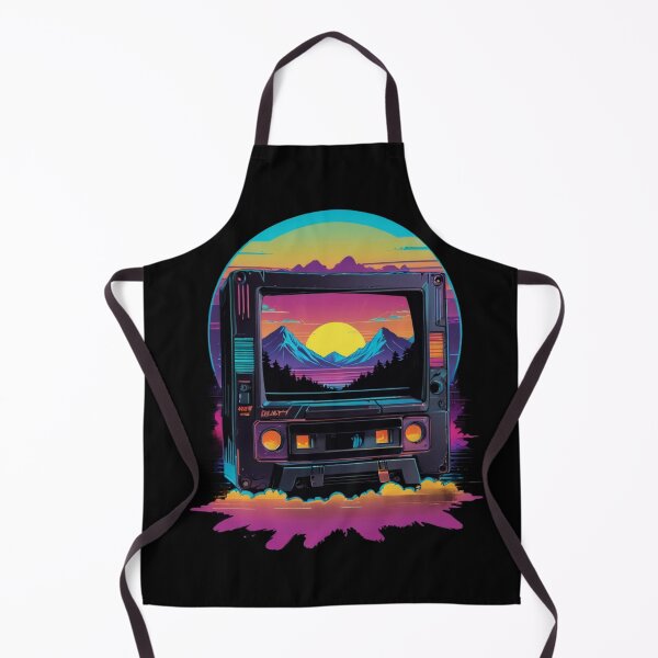 Item preview, Synthwave TV and Sunset designed and sold by cybersalegoods.