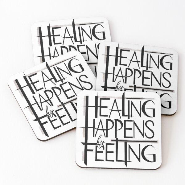 Item preview, Healing happens by feeling feelings emotions designed and sold by Newhyperion.