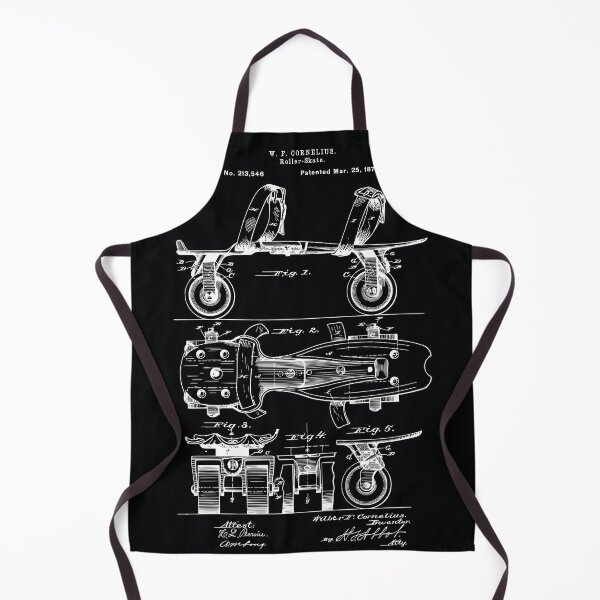 Item preview, Roller skate blueprint, vintage invention designed and sold by Mauswohn.