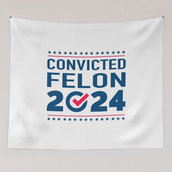 Item preview, Convicted felon donald trump political prison justice election republican designed and sold by w1ckerman.