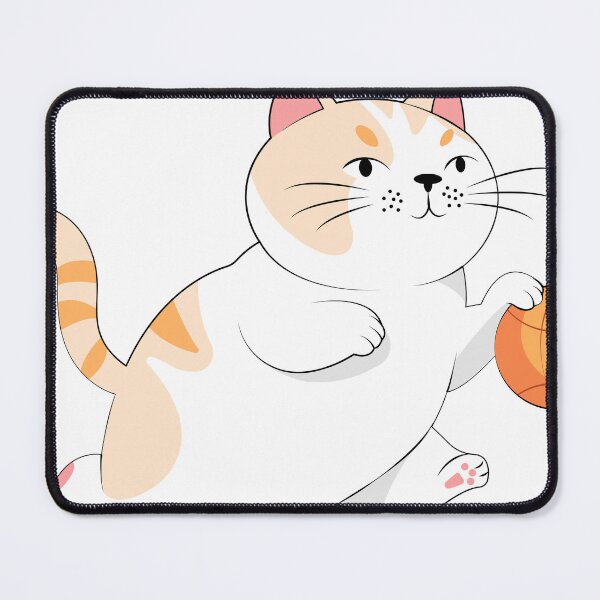 Item preview, Playful Chubby Cat with Ball designed and sold by shinyjewel.