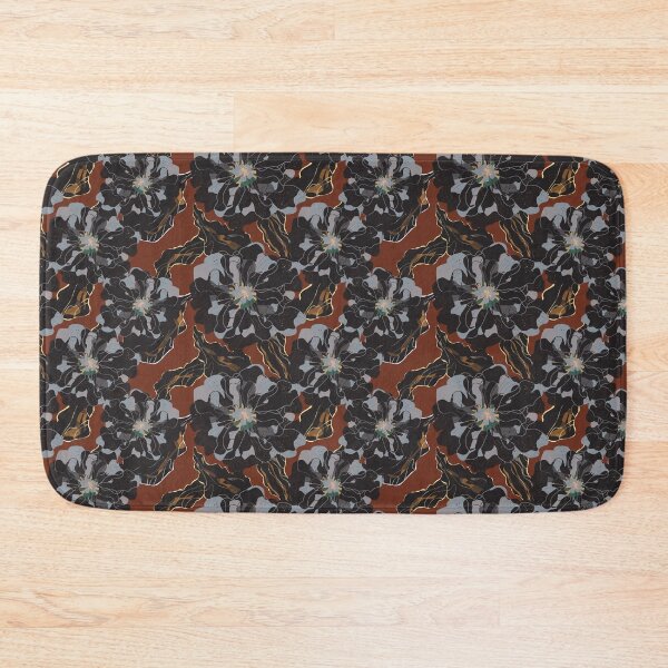 Item preview, Stylized peonies flowers  pattern in Japanese Style designed and sold by NayaChu.