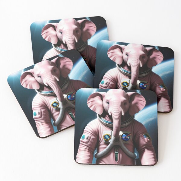 Item preview, Pink Space Elephant  designed and sold by Sidney Graf.