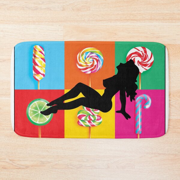 Item preview, "Candy Crush: Sweet Adventures with a Girl and Colorful Candies" designed and sold by AAAkiFashion.