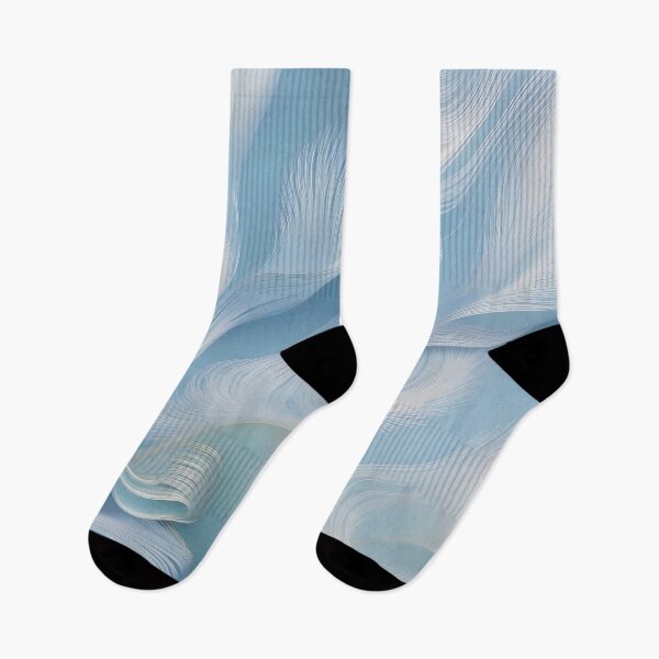 Item preview, Abstract Swirling Blue White Texture Flowing Dynamic Elegant Artistic  designed and sold by Rostislav Bouda.