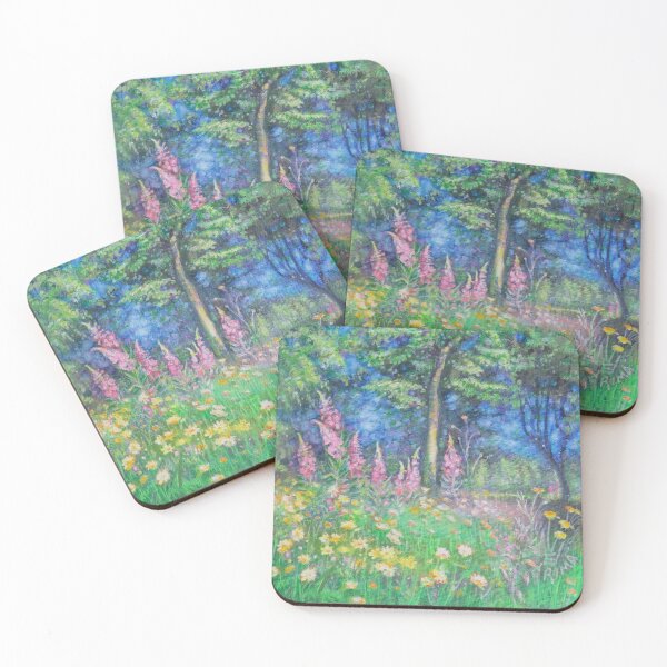 Item preview, Flowers in the park - Pink and yellow designed and sold by LittleLiz.