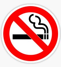 No Smoking Sticker
