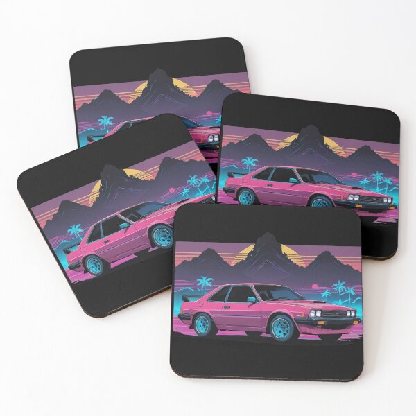 Item preview, 80's Synthwave Car Graphic designed and sold by cybersalegoods.
