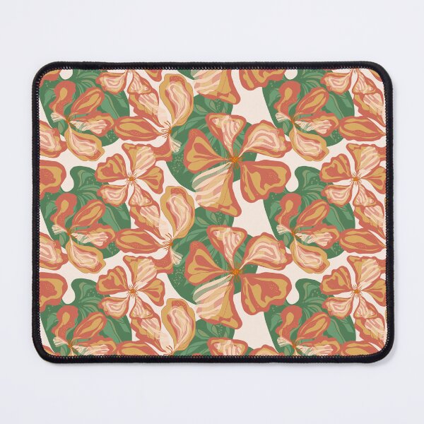 Item preview, Stylized Nasturtium flowers pattern in Japanese Style designed and sold by NayaChu.