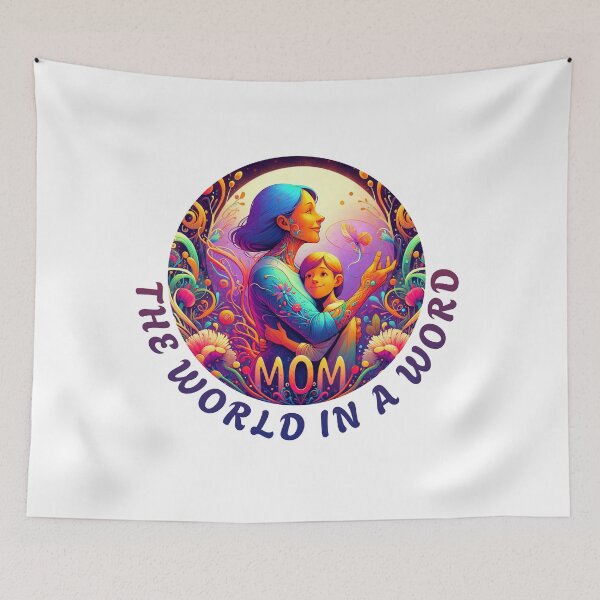 Item preview, Mom: The World In A Word designed and sold by Vividy.