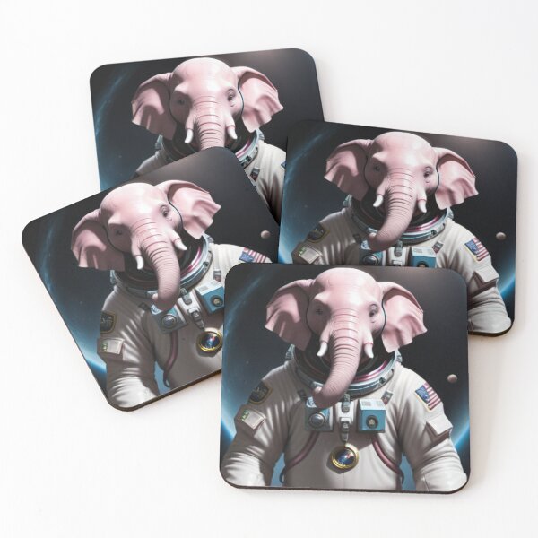 Item preview, Pink Space Elephant designed and sold by Sidney Graf.