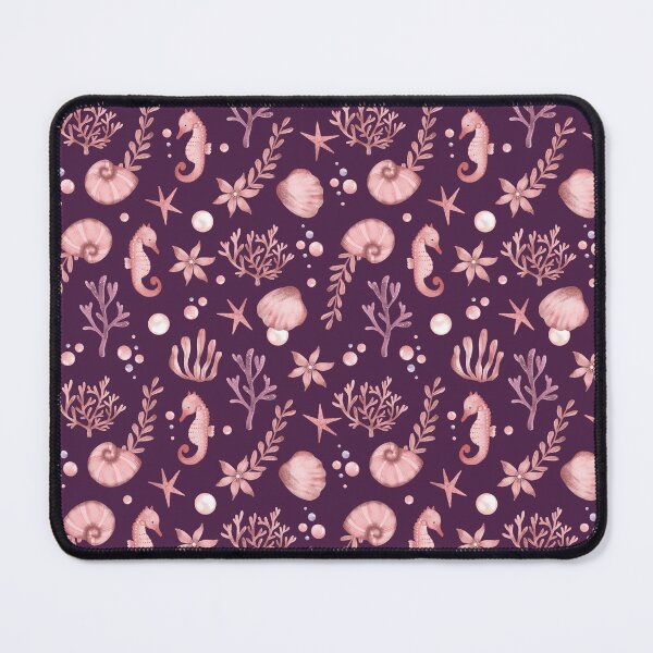 Item preview, Girly pink ocean pattern designed and sold by pinkyfish1010.