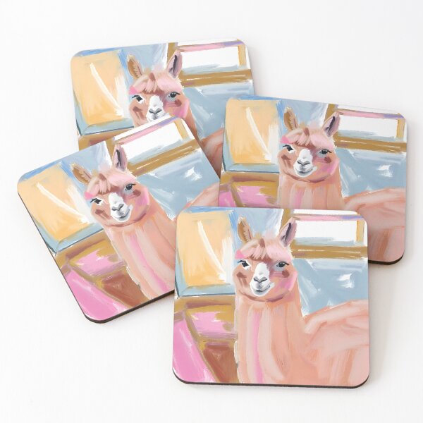 Item preview, portrait of an alpaca - painting designed and sold by LalpaShop.